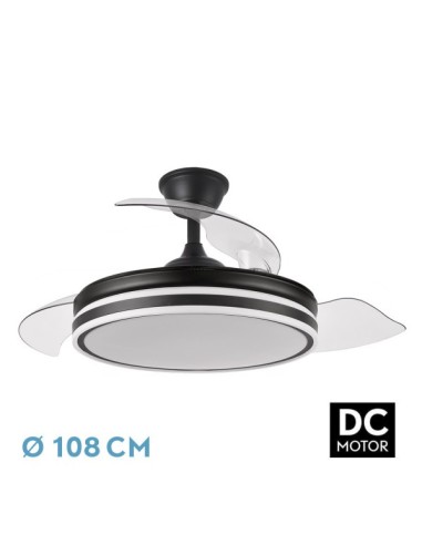 Ventilador Bayomo 142591409 Fabrilamp Negro