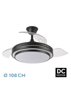 Ventilador Ibe 165291409 Fabrilamp Negro