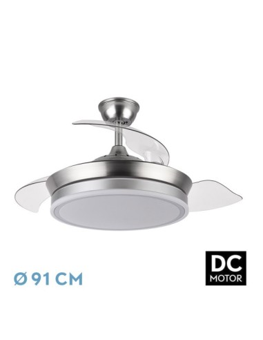 Ventilador Bayomo 142599003 Fabrilamp Niquel