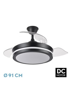 Ventilador Esparta 184799009 Fabrilamp Negro