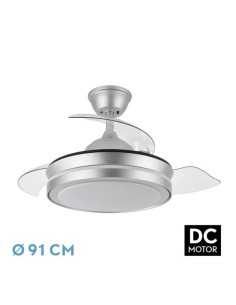 Ventilador Esparta 184799010 Fabrilamp Plata