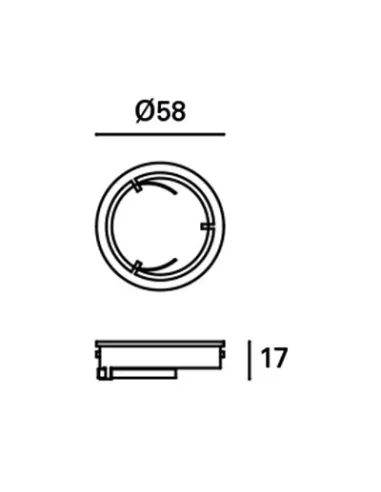 Accesorio MIX ACCESSORY TC-0366-BLA 1x GU10 blanco mate, Portalámparas y accesorios