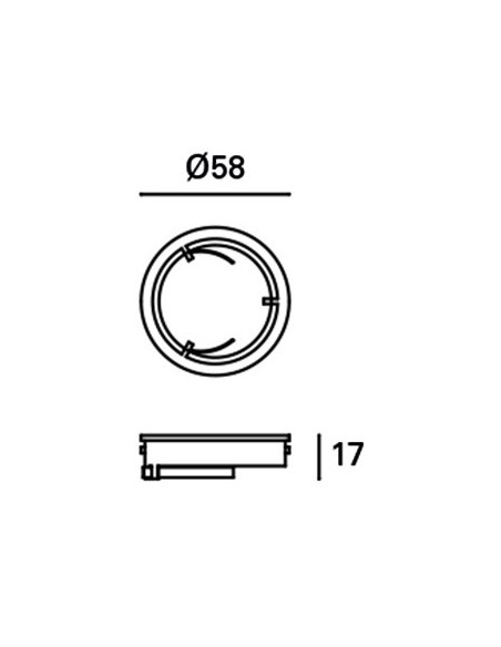 Accesorio MIX ACCESSORY TC-0366-BLA 1x GU10 blanco mate, Portalámparas y accesorios
