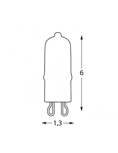 Bombilla G9 Haloled Luxram 1060022