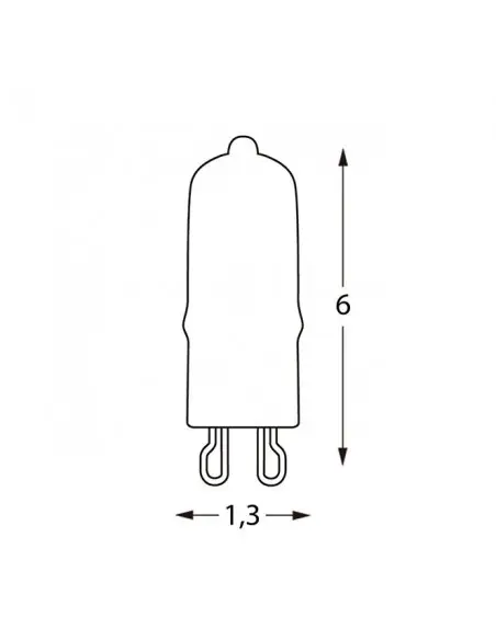 Bombilla G9 Haloled Luxram 1060022