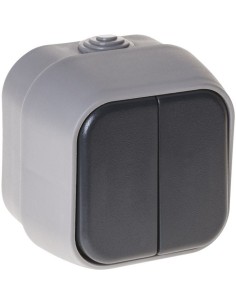 Doble interruptor Bert Lumit H2-B210M