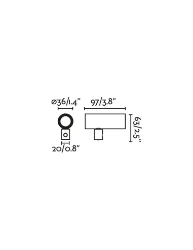 Proyector exterior Clap 75702-223 Faro