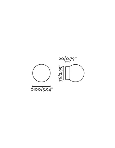 Aplique Ping 60011 Faro