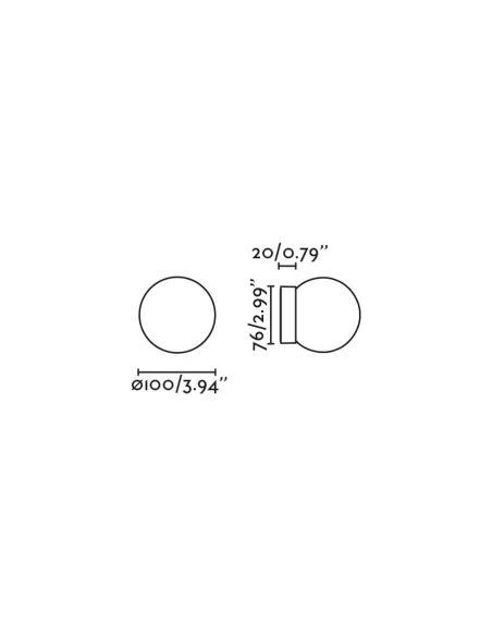 Aplique Ping 60011 Faro