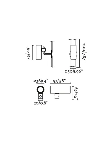 Proyector exterior Clap 75703-233 Faro