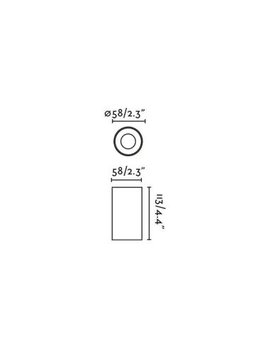 Plafon exterior Puk 58 75304-233 Faro