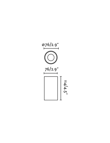 Plafon exterior Puk 76 75305-123 Faro