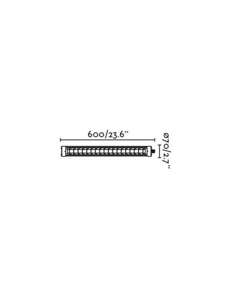 Aplique exterior Scuba Louver 75756 Faro