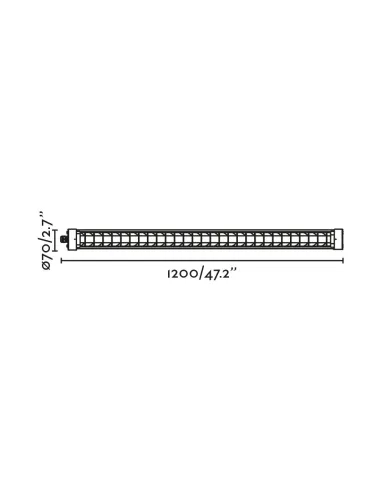 Plafon exterior Scuba Louver 75758 Faro