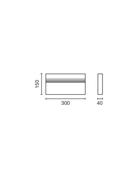 Aplique Blit 300 012694091D Faro