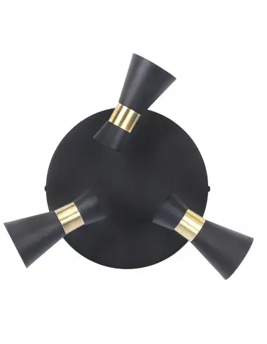 Plafón Eufo Triplex DE-0173-NEG Forlight