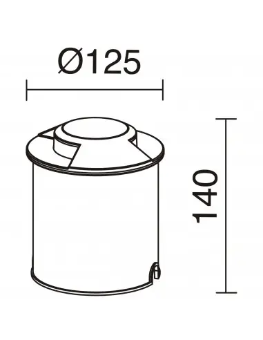 Empotrable de suelo Martina 645B-L0207A-04 Dopo