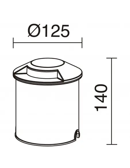 Empotrable de suelo Martina 645A-L0207A-04 Dopo