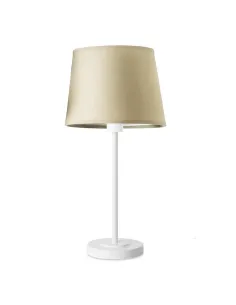Lámpara sobremesa MICHIGAN 10-2757-14-82 LEDS C4 1 x e27 max 60w blanco brillante, Sobremesas