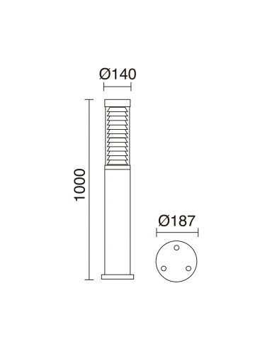 Baliza Maxima 388B-L3120B-04 Cristher