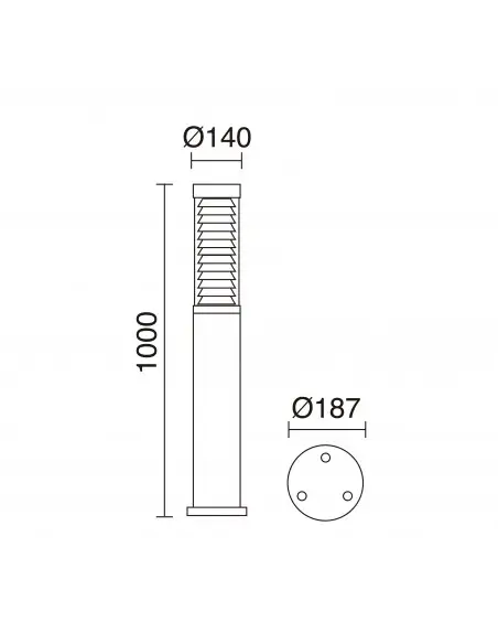 Baliza Maxima 388B-L31RDB-04 Cristher