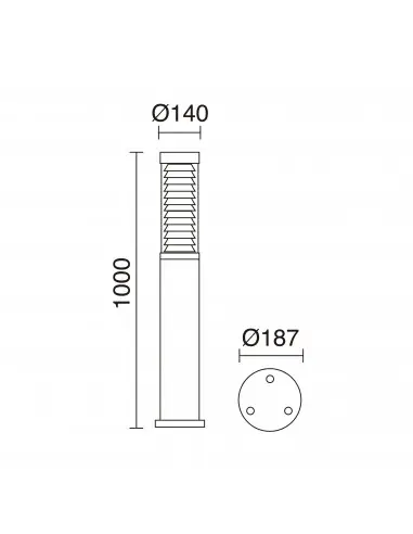 Baliza Maxima 388B-L30RDB-04 Cristher