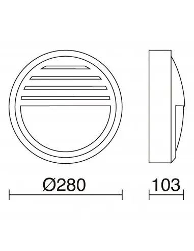 Aplique Daira 575C-L0118B-01 Cristher