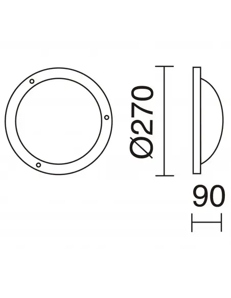 Aplique Mir 203B-G05X1A-01 Dopo