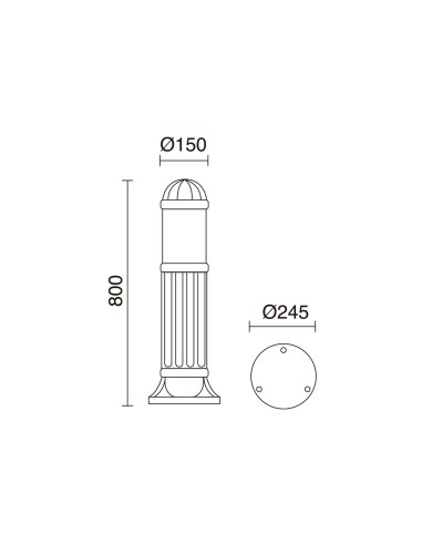 Baliza Sauro 272B-G31X1A-02 Dopo