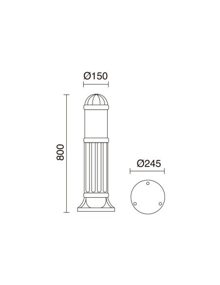 Baliza Sauro 272B-G05X1A-02 Dopo