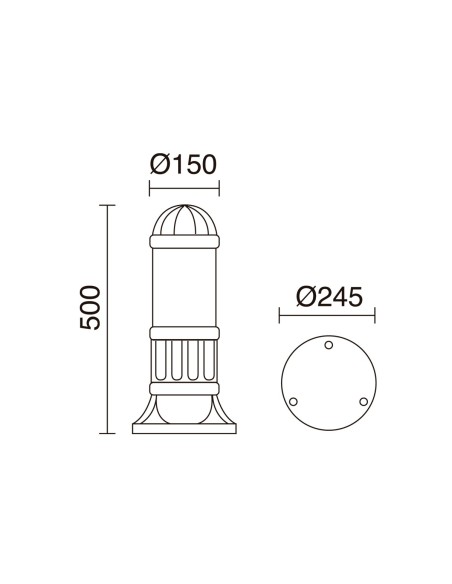 Baliza Sauro 272A-G05X1A-02 Dopo