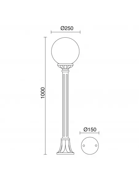 Baliza Indura globo 151I-G05X1A-02 Dopo