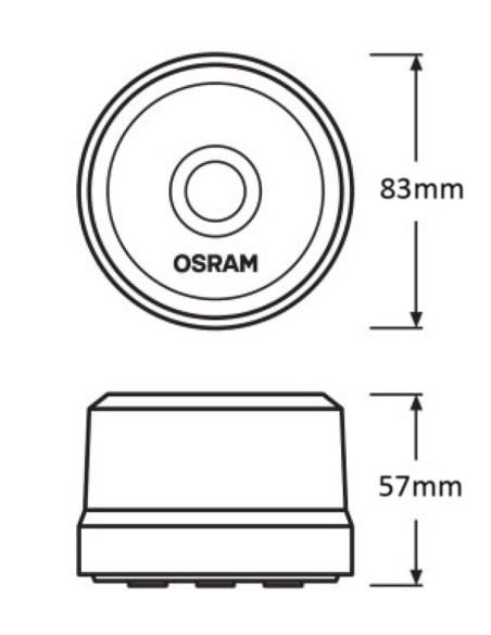 Luz estacionaria de señalización SOS CAR SOS CAR V.5 Dopo