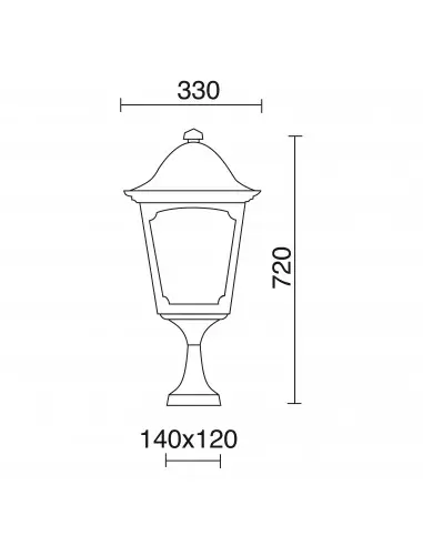 Baliza Quadra 406C-G05X1A-04 Dopo