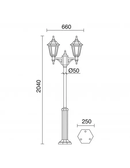 Farola Clic-clac 6 060E-G05X1A-02 Dopo