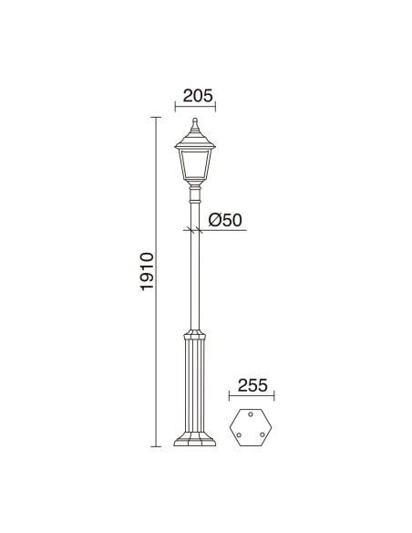 Farola Clic-clac 4 059C-G05X1A-02 Dopo