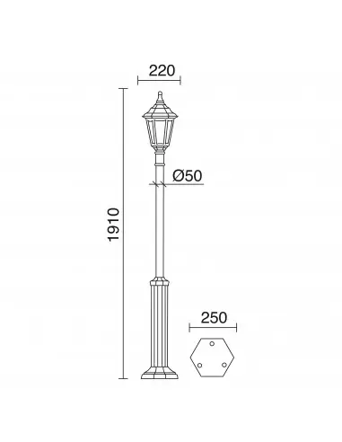 Farola Clic-clac 6 060D-G05X1A-02 Dopo