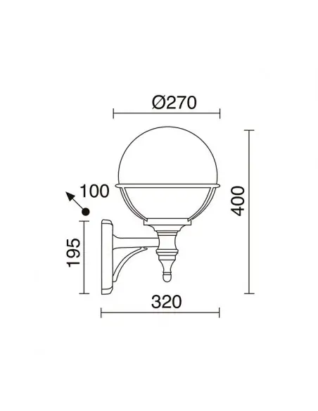 Aplique Clic-clac globo 061B-G05X1A-02 Dopo