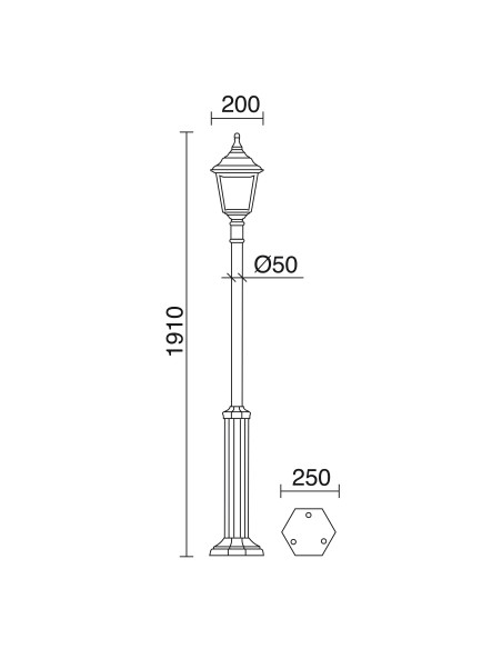 Farola Clic-clac 4 059C-G05X1A-01 Dopo
