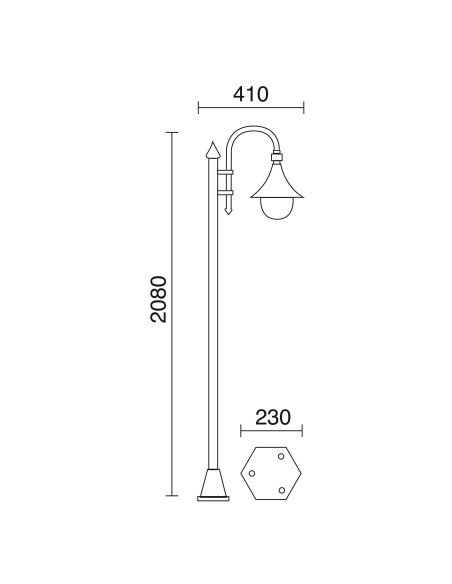 Farola Trom 332D-G05X1A-01 Dopo