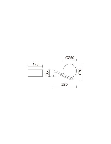 Aplique Vic 344E-G05X1A-02 Dopo