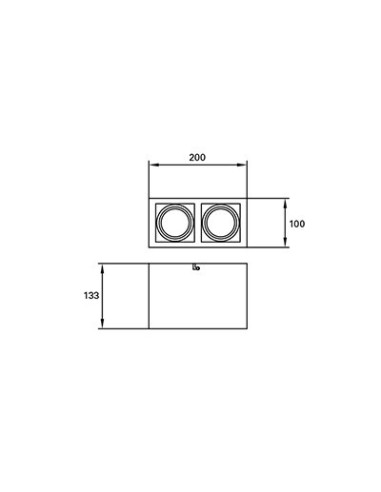 Foco superficie MIX ACCESSORY TC-0174-BLA blanco mate, Superficies