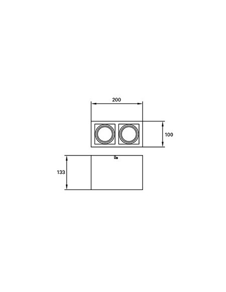 Foco superficie MIX ACCESSORY TC-0174-BLA blanco mate, Superficies