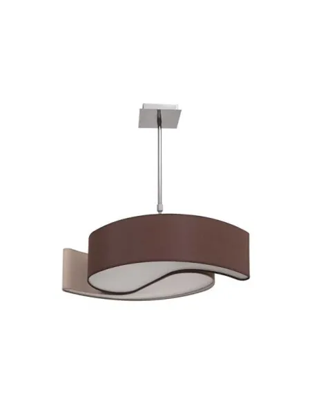 Lampara Peq Ying-yang Marron/topo 2xe14 (regx71) 035897102 FABRILAMP, Lámparas modernas