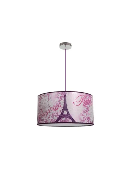 Lámparas de techo Peq Eiffel Rosa 1xe27 Regx35 D 055393500 FABRILAMP, Lámparas modernas