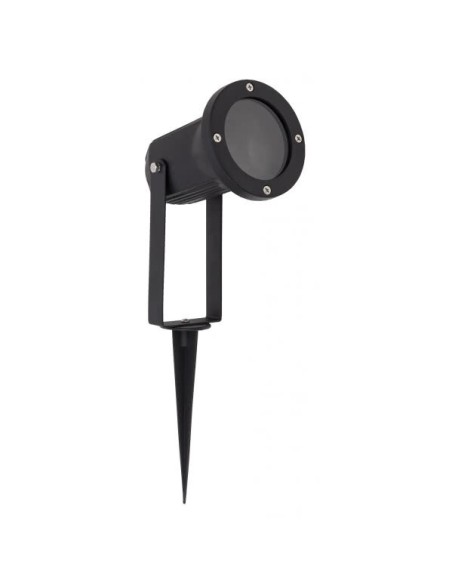 Foco Espigado Exterior Girasol 1xgu0 Ip65 Negro 36x9 5x13 5 075830109 FABRILAMP, Lámparas modernas