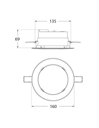 Downlight Teresa 4L0.000.000.LYD1K Fumagalli