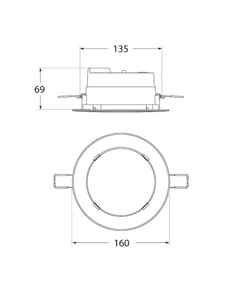 Downlight Teresa 4L0.000.000.AYD1K Fumagalli
