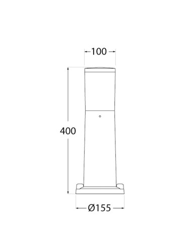Farola Amelia DR2.574.000.LYV1K Fumagalli