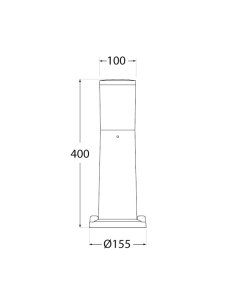Farola Amelia DR2.574.000.LYV1K Fumagalli